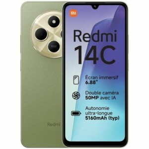 Redmi 14C - 6.74 - 4G - 8/50 Mpx - 8/256 Go - Vert