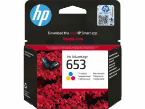 Cartouche d’encre Ink Advantage trois couleurs HP 653 (3YM74AE)