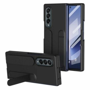 COQUE Compatible Samsung Galaxy Z Fold 3 NOIR STAND WRIST STRIP CASE