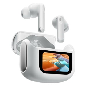 Blackview AirBuds 12 - Écouteurs intra-auriculaires TWS étanches IPX7 avec suppression du bruit ANC/ENC  Blanc