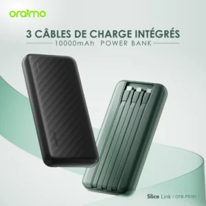 oraimo Slice Link 10000mAh 12W Power Bank   (661) 