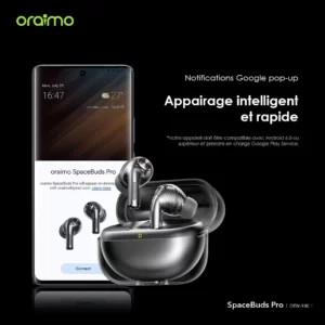 oraimo SpaceBuds Pro ANC hybride adaptatif Véritables écouteurs sans fil