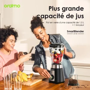 oraimo SmartBlender Mélangeur à contrôle de vitesse de 1,5 L