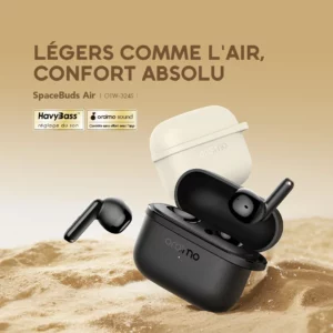 oraimo SpaceBuds Air 38 Heures Localisateur Intelligent Écouteurs Sans Fil Véritables   (284) 