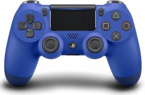 Playstation Sony, Manette PS4 DUALSHOCK 4 Officielle, Accessoire 4, Sans Fil, Batterie Rechargeable, Bluetooth, Couleur : Bleu