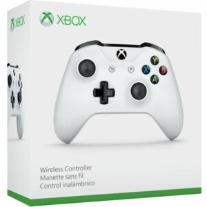 Manette sans fil Xbox One blanche compatible PC