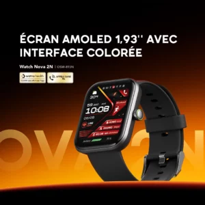oraimo Watch Nova 2N Montre intelligente AMOLED 33 jours de veille de 1,93